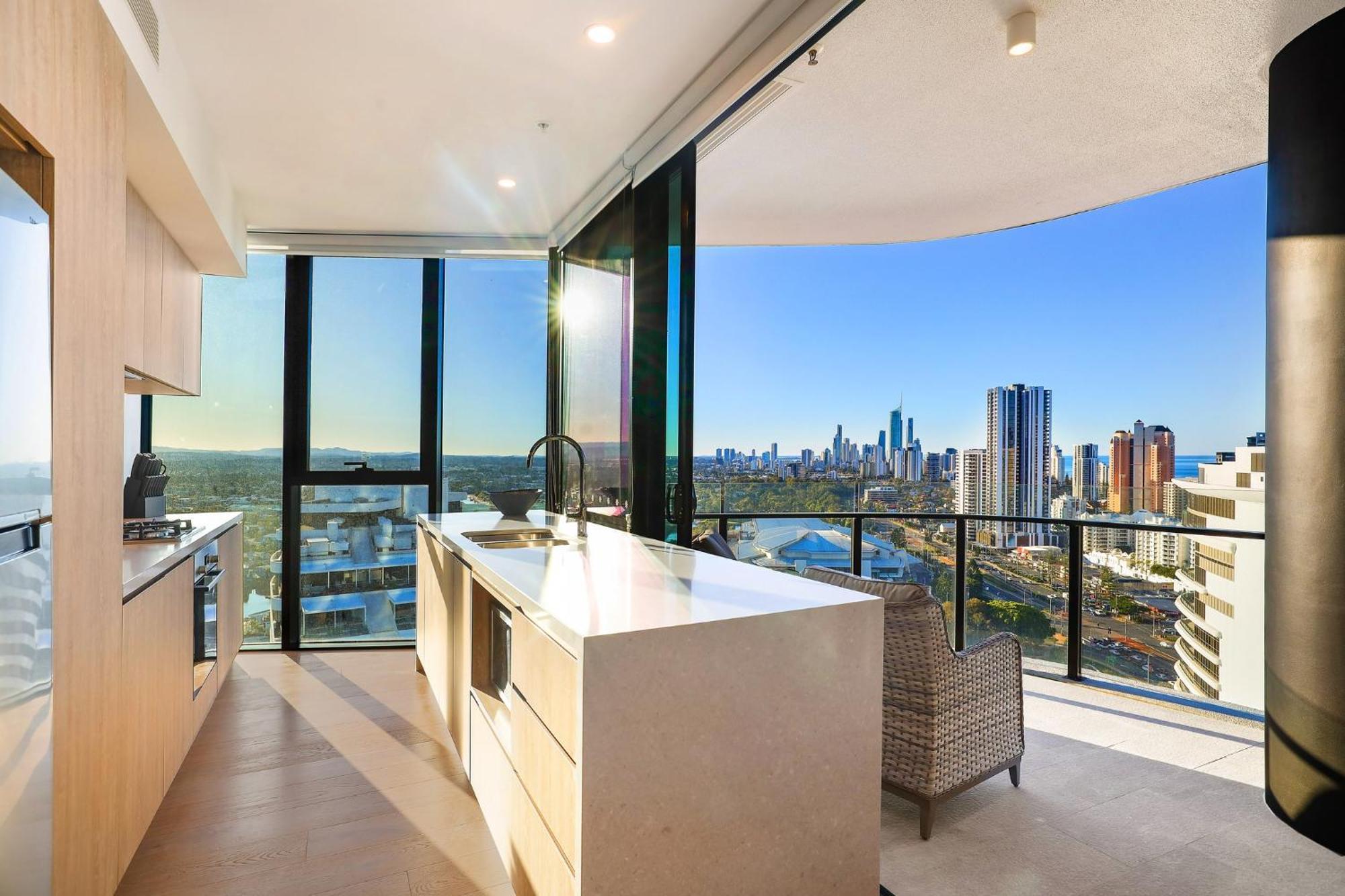 Luxury S Casino Residences Broadbeach - Holiday Paradise Gold Coast Ruang foto
